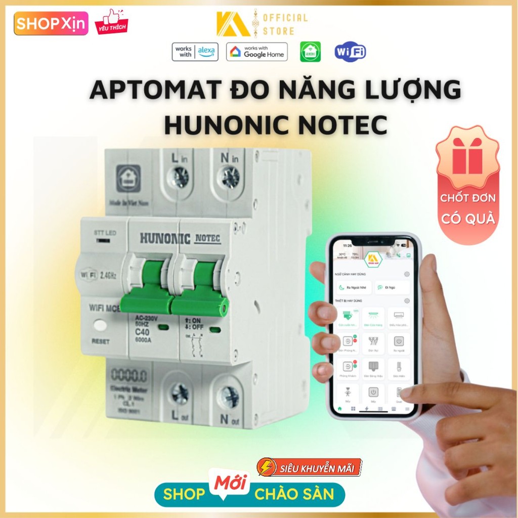 Hunonic NOTEC smart energy measuring circuit breaker - Energy ...