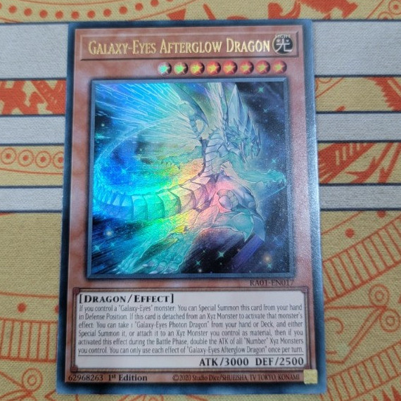 Yugioh! Galaxy Eyes Afterglow Dragon - Ultra Yugioh Galaxy Eyes Afterglow Dragon - Ultra Inglés