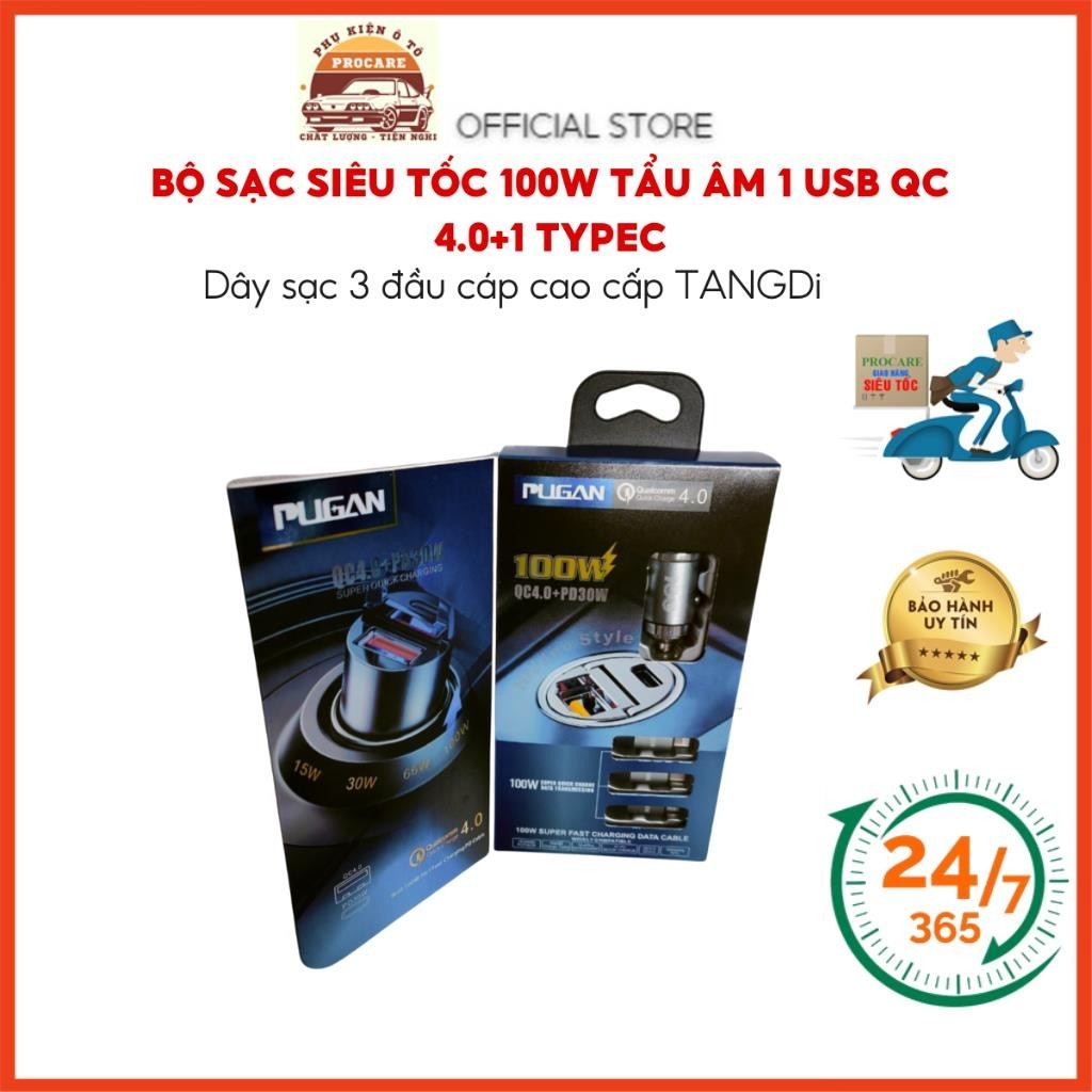 100w super speed charger with 1 usb QC 4.0+1 typeC. TANGDi premium 3 ...