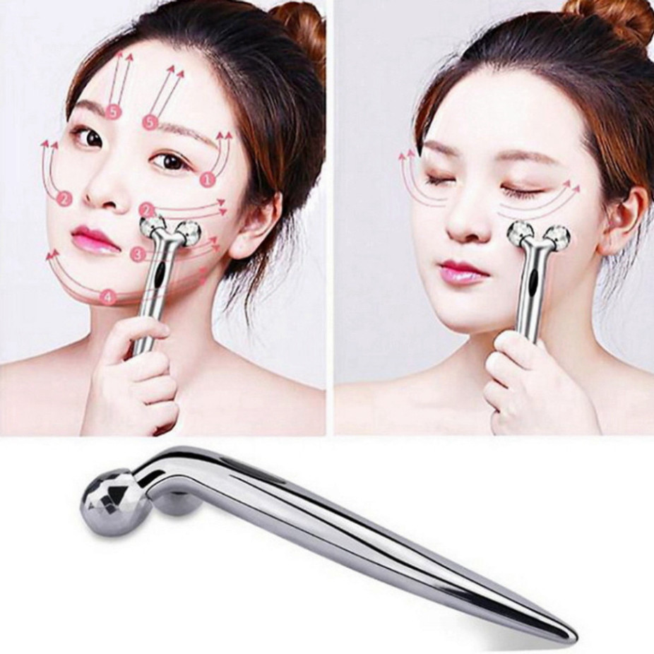 Beauty Tools Small Korean 3D Facial Massage Roller Helps Slim Face ...