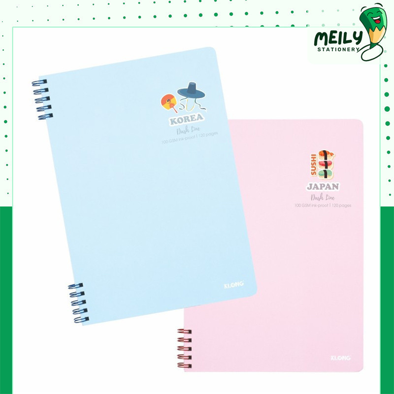 XO Spring notebook with 2 ends, open writing, 120-200 pages with ...