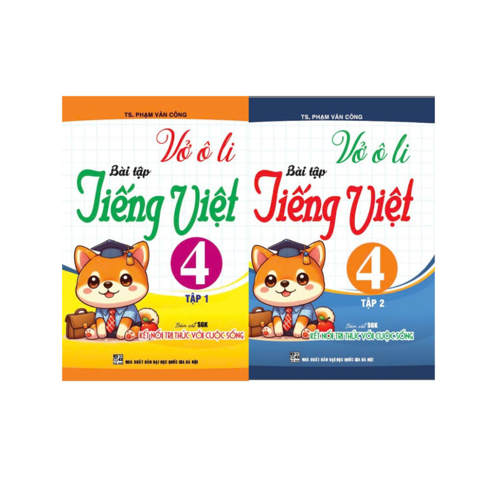 TRI Book - Vietnamese exercise notebook 4 Volume 1 + 2 (following ...
