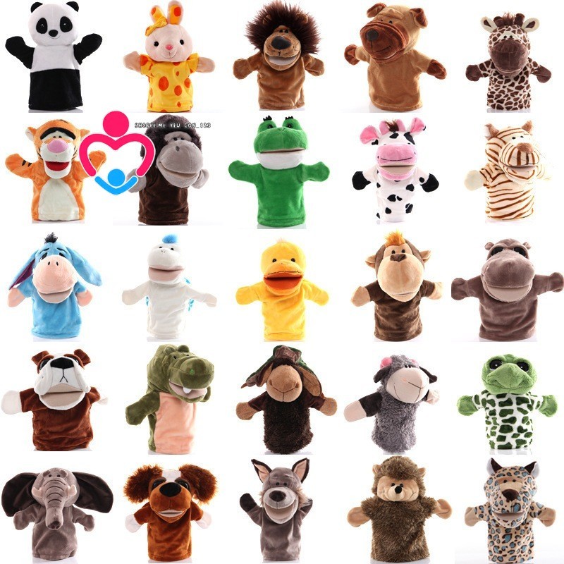 33 Style Puppets Stuffed Plush Animal Hand Puppet Toy Story | Shopee ...