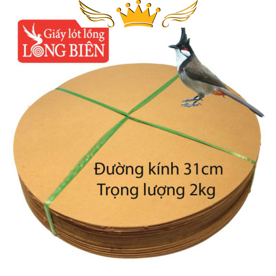 Round crested cage lining paper, diameter 31cm, weight 2kg. (Ricky bird ...