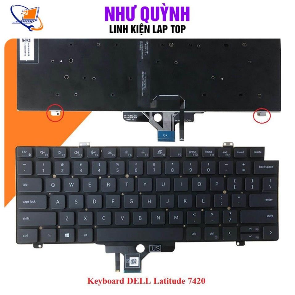 Dell Latitude 5420, 7420, 7520 laptop Keyboard (With Light) NEW ...
