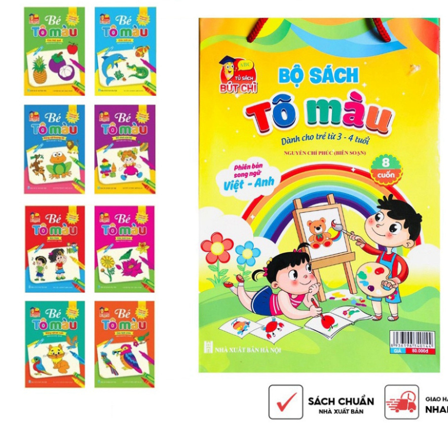 Coloring Books for Children 3 4 Years Old 8 Bilingual Coloring Books