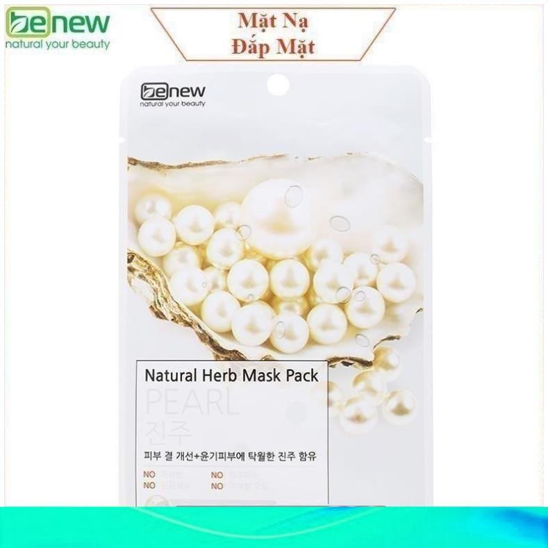 Benew Natural Herb Mask Pack Pearl for skin whitening omr14 | Shopee ...