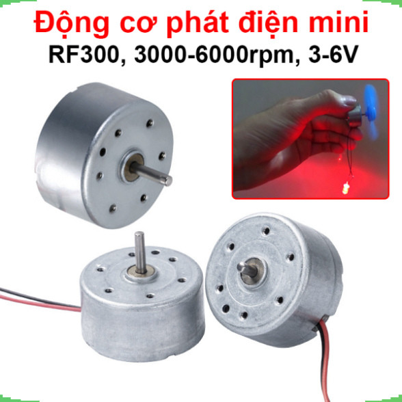 RF300 generator motor, 3-6VDC, 3000-6000 RPM | Shopee Philippines