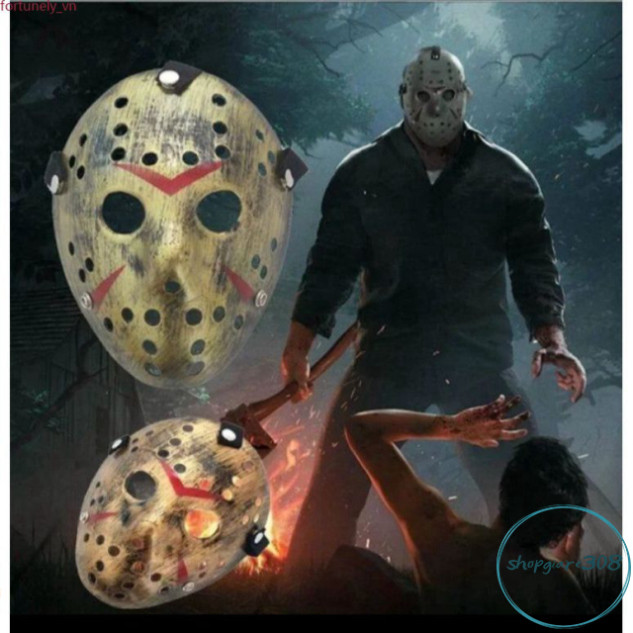 Jason Voorhees Halloween Mask - Horror Movie Cosplay Costume, ready for ...