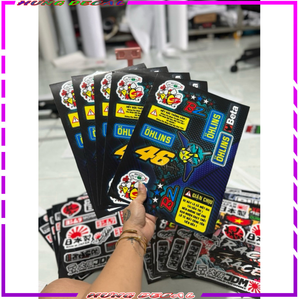 3-Layer Premium Waterproof Sticker - Mini Logo Sticker for Electric ...