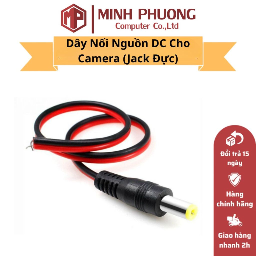DC Power Connector for Camera (Male Jack) - Genuine Product | Shopee ...