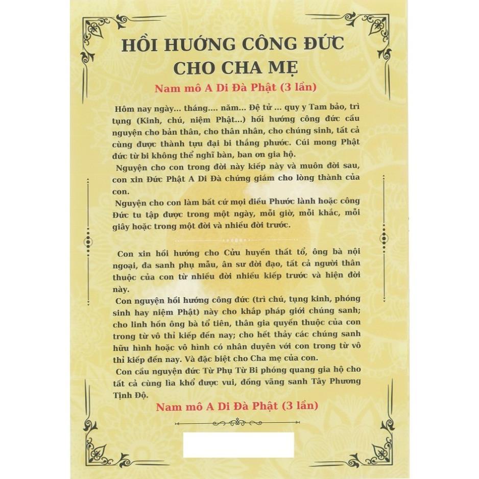 DOUBLE-SIDED SUTRA FOR PARENTS + STORY OF A GOOD CHILD AND GREAT PHUC ...
