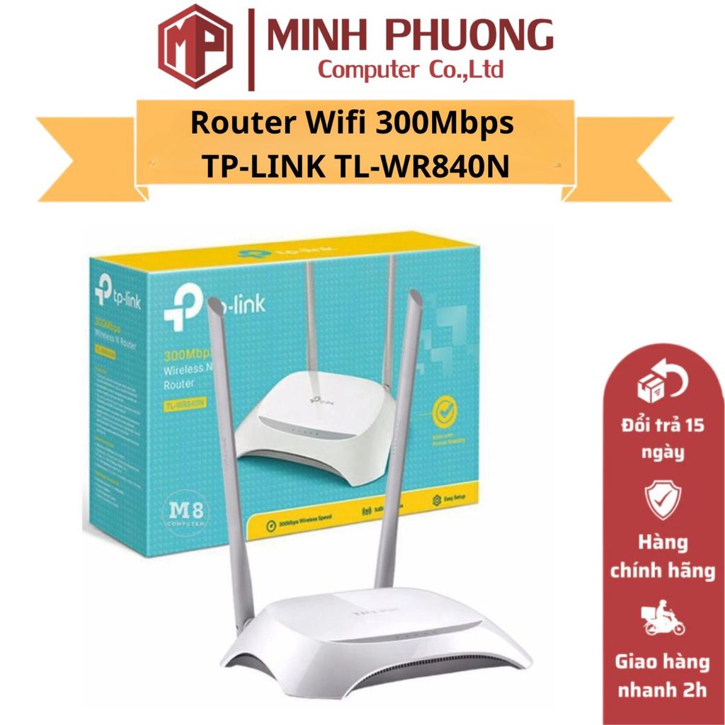 TP-LINK 300Mbps Wireless N Wifi Router TL-WR840N - Genuine Product ...
