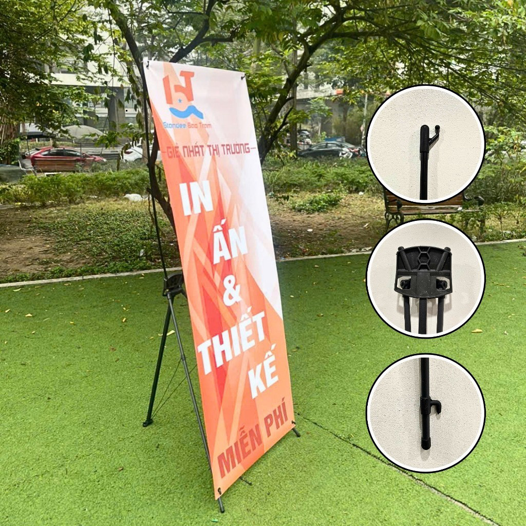 Korean style X-shaped standee frame 60x160cm made of super durable iron ...