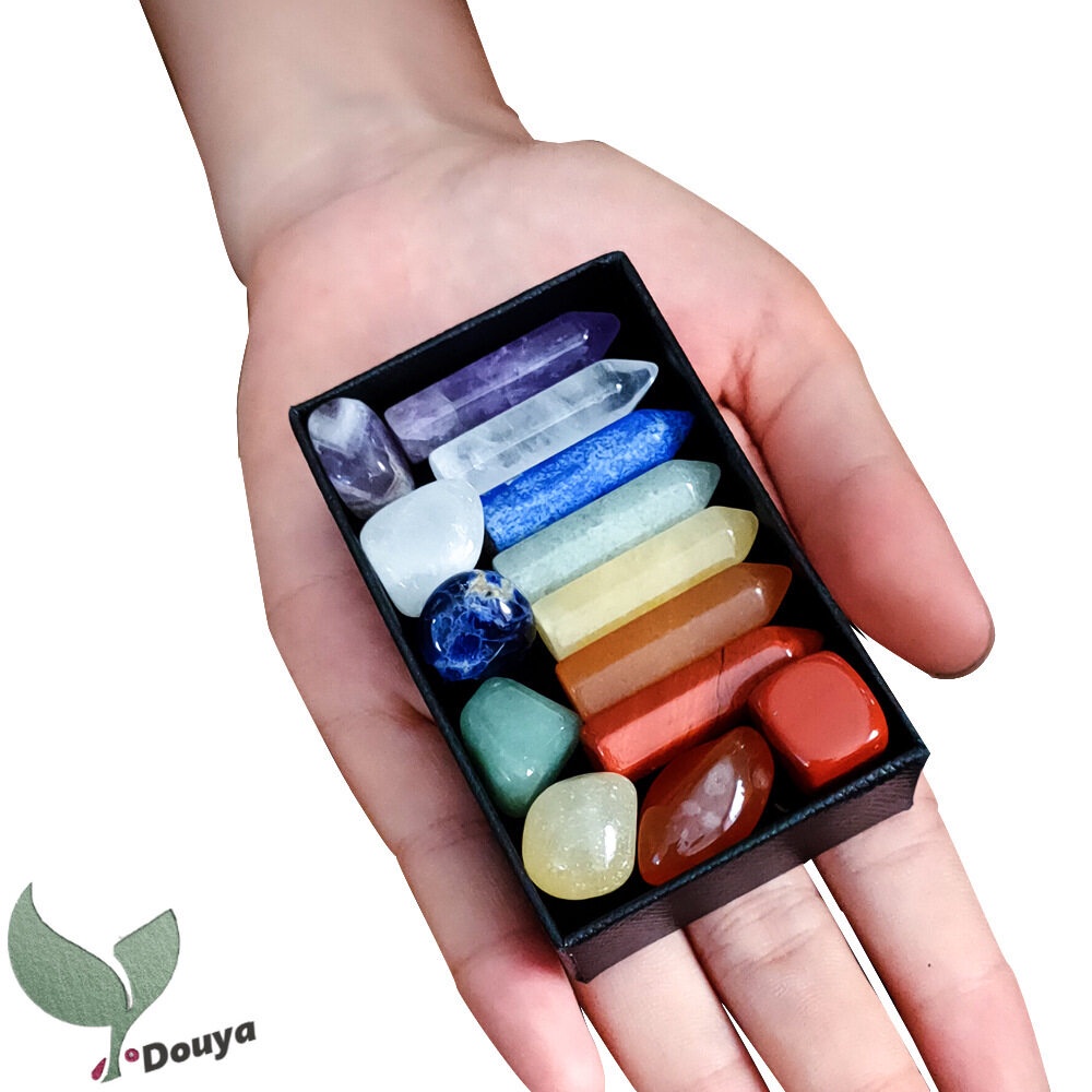 Chakra Healing Crystals Wands Natural Chakra Stones Reiki Healing ...
