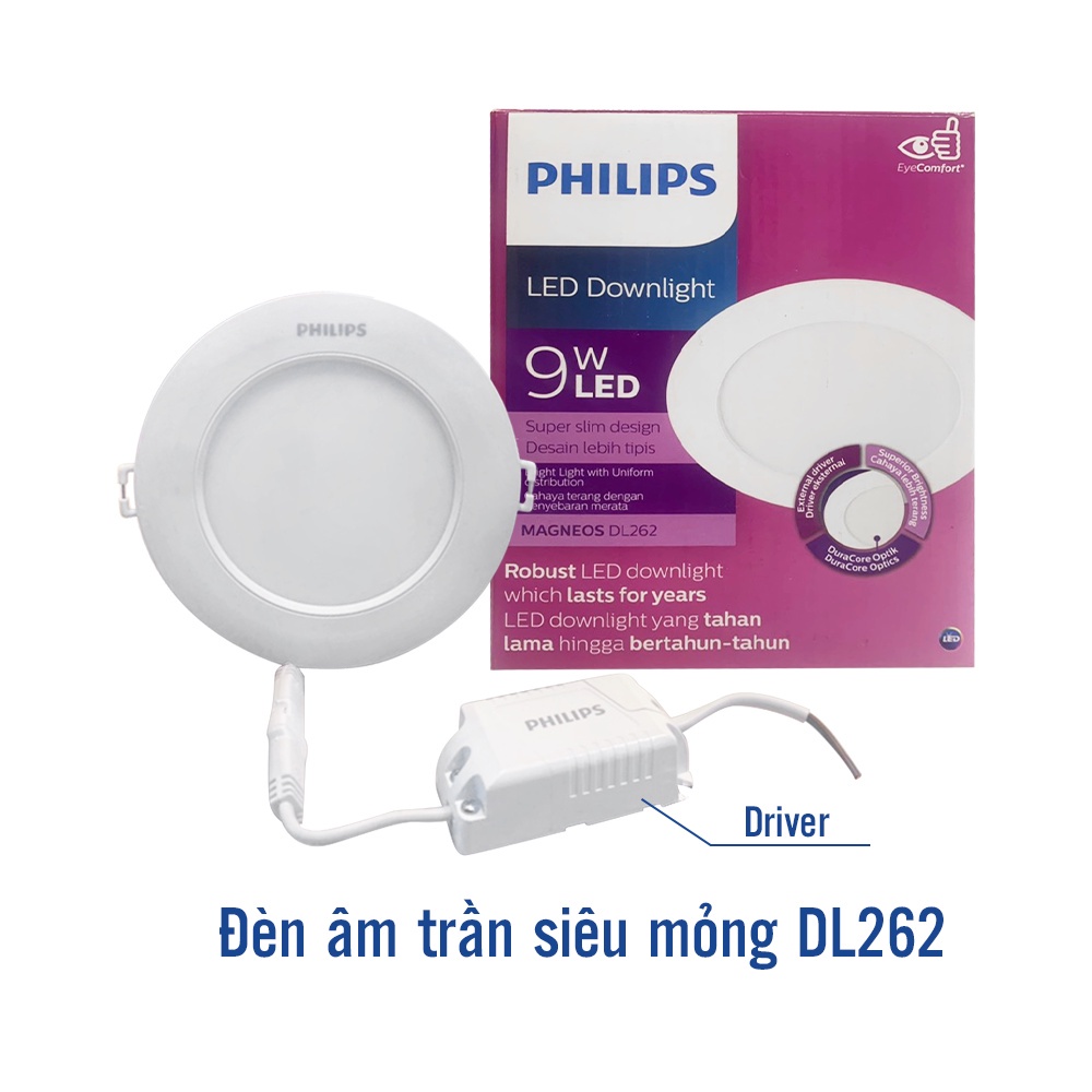 Philips LED DL262 ceiling light set with capacity (6W, 9W, 12W ...