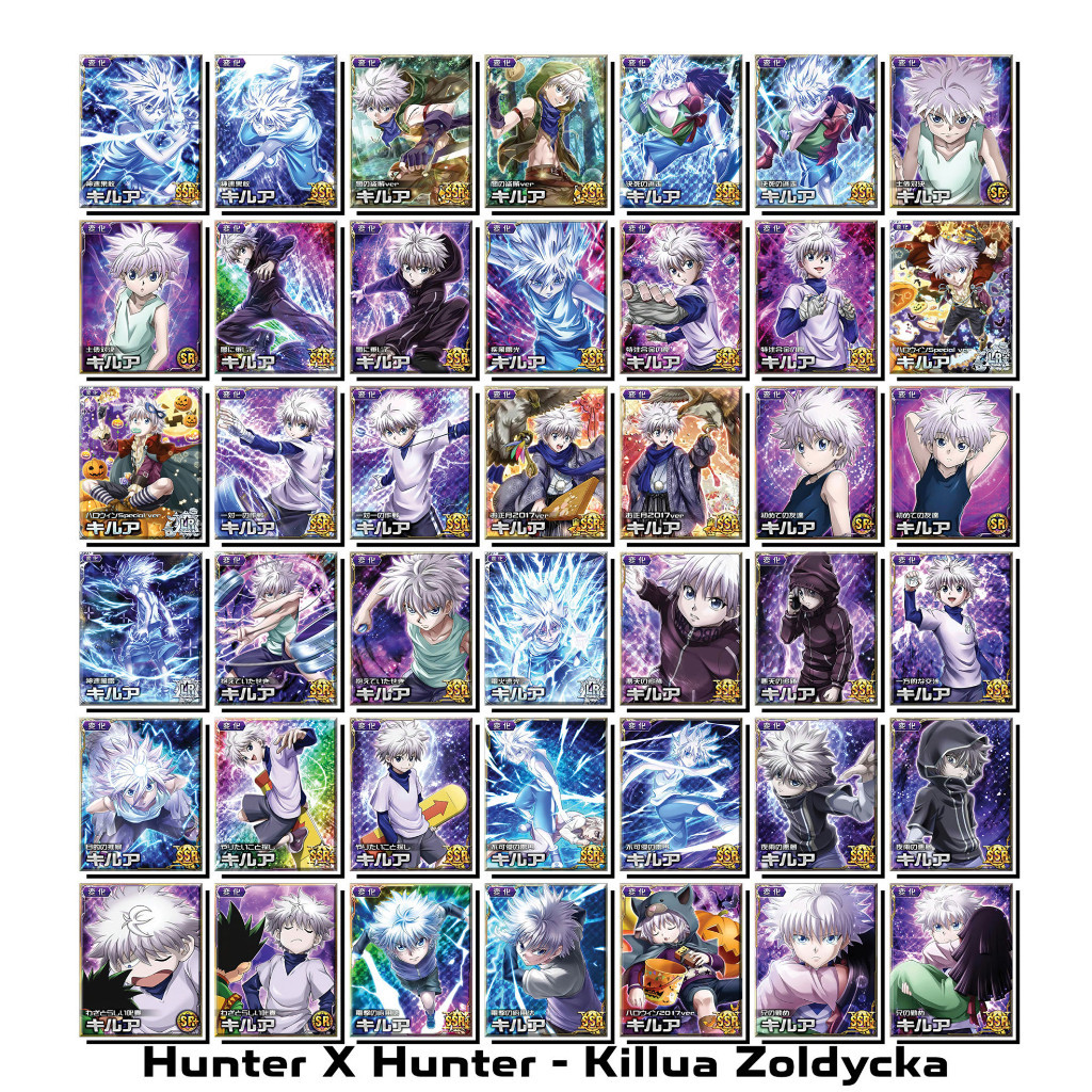 [7-Color Reflective Exclusive] Hunter × Hunter Cards - Part 7 - Killua ...