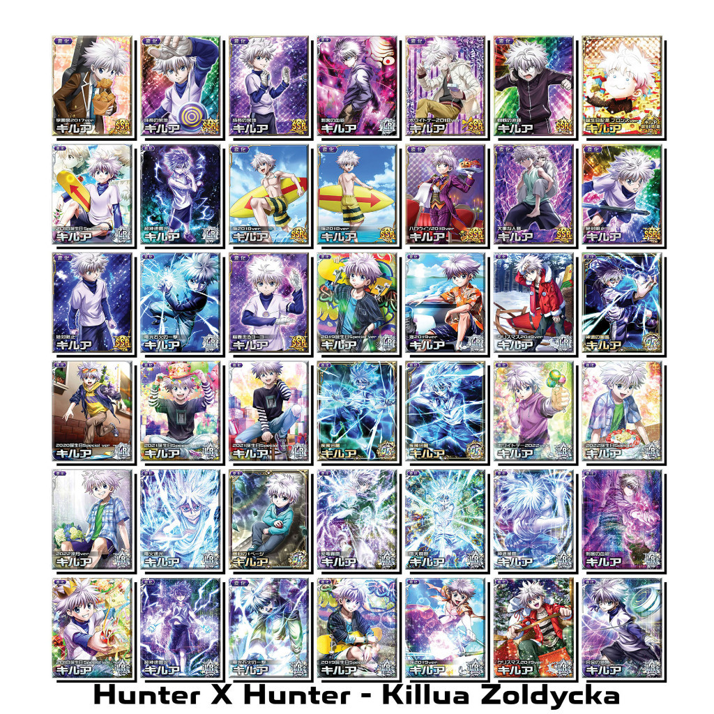 [7-Color Reflective Exclusive] Hunter × Hunter Cards - Part 7 - Killua ...