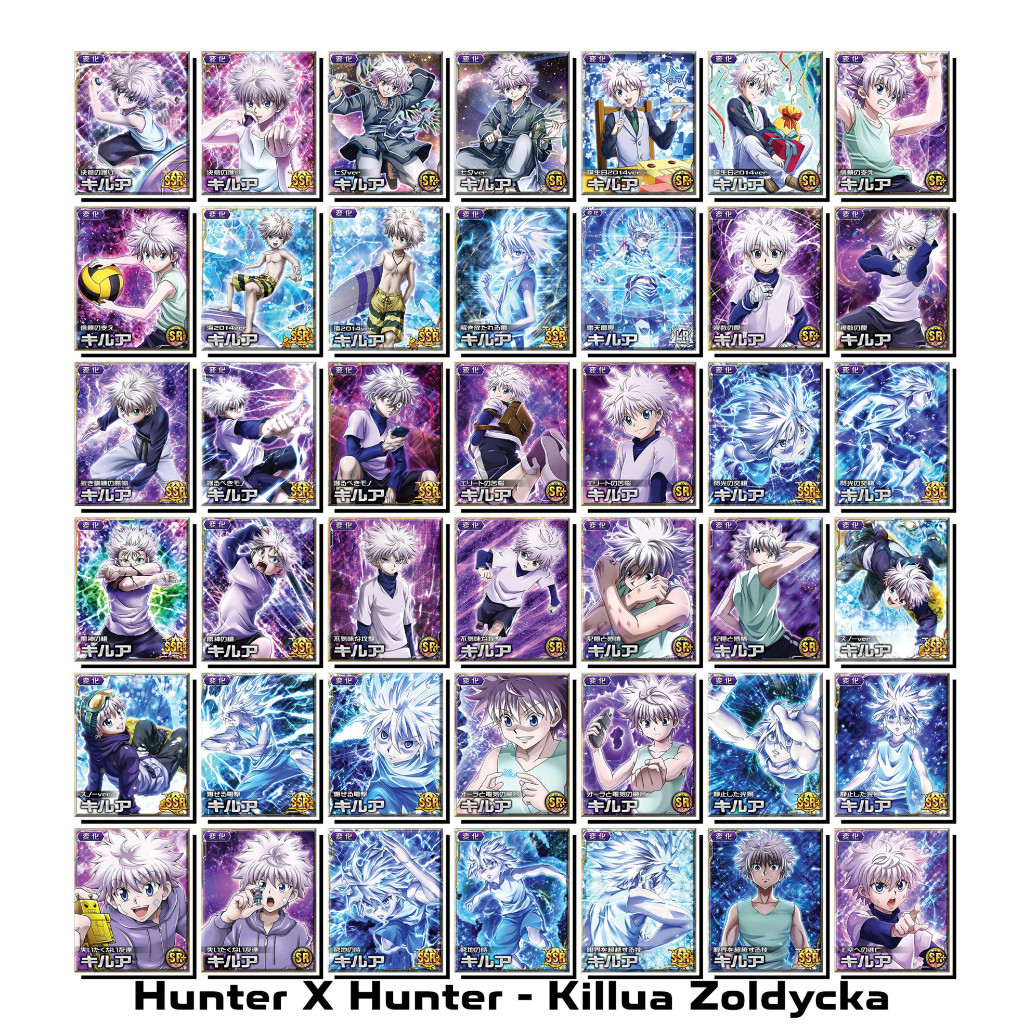 [7-Color Reflective Exclusive] Hunter × Hunter Cards - Part 7 - Killua ...