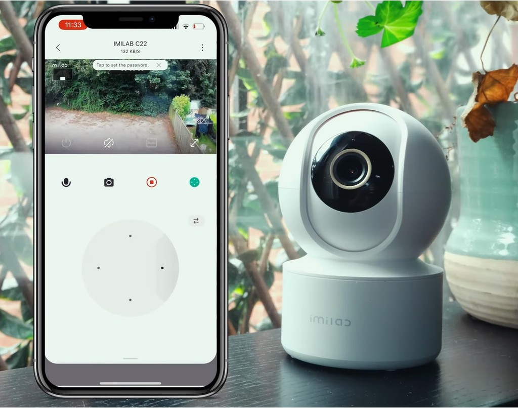 Xm Imilab C22 5MP ip Camera rotates 360 degrees, AI human detection, F2 ...