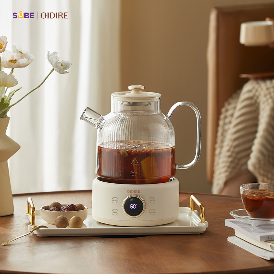 Oidire 1L Water Boiling Tea Pot Automatic Thermal Tea Kettle for ...