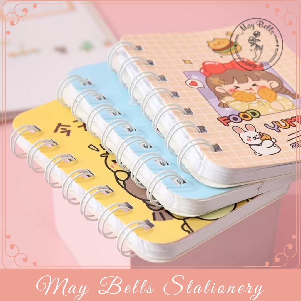 XO A7 spring notebook, cute mini notebook, mini vocabulary book (random ...