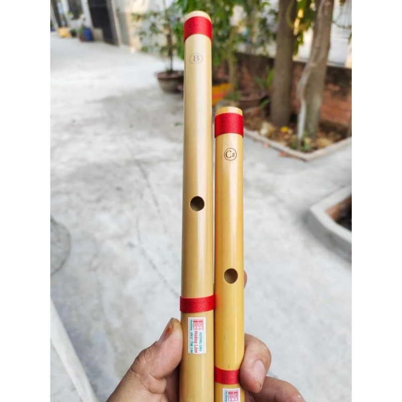 Standard Pair Of Bamboo Flute Tones si B And tone Upwards For Those