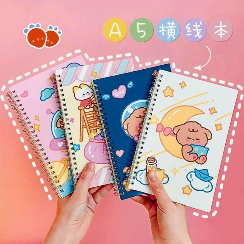 XO Spring Book A5, With Horizontal Lines To Write Letters, Beautiful ...