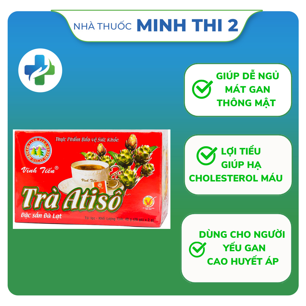 Vinh Tien Artichoke Tea [Box Of 20 Packs] Tea Helps Easy To Sleep