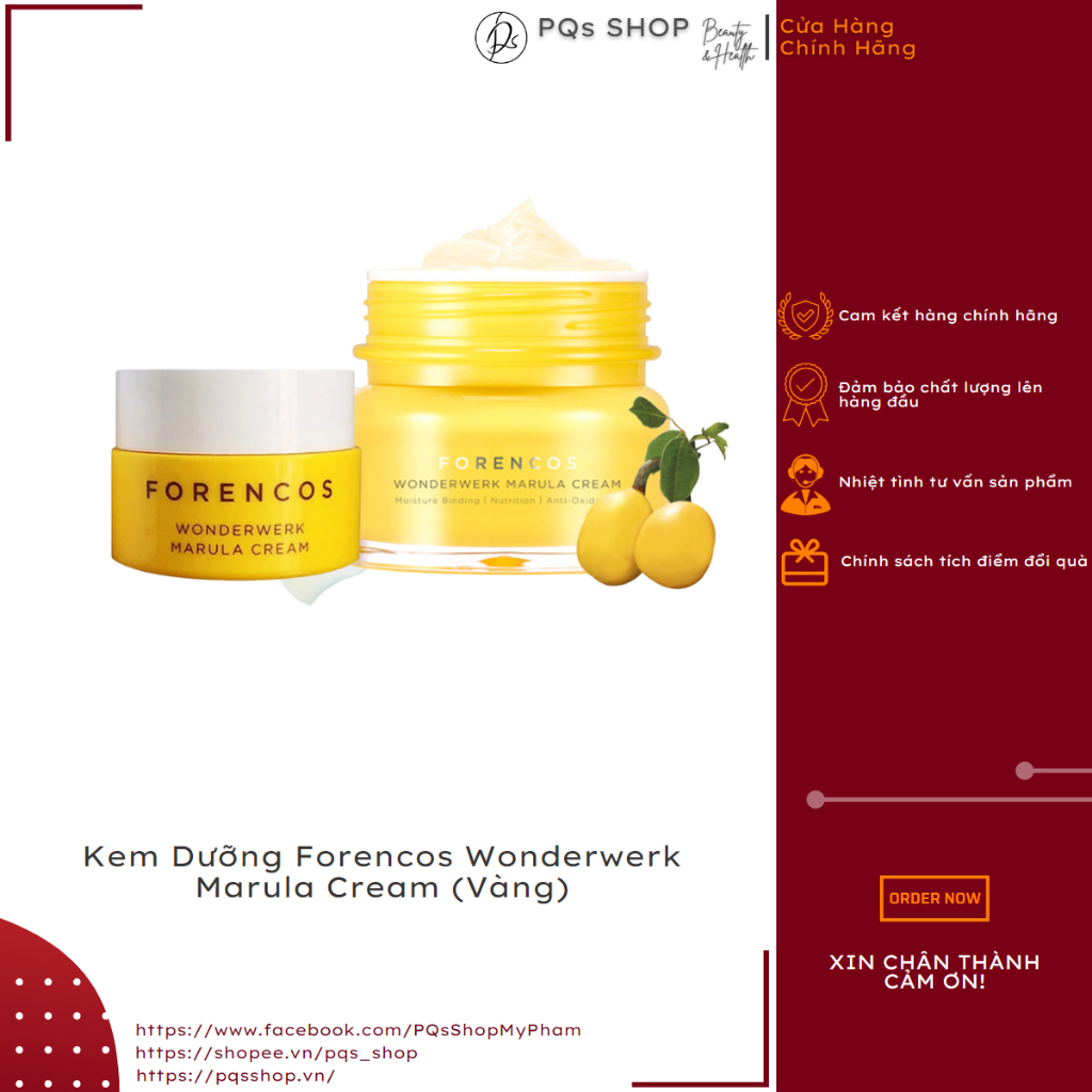Forencos Wonderwerk Marula Cream 10ml (Gold) Shopee Philippines