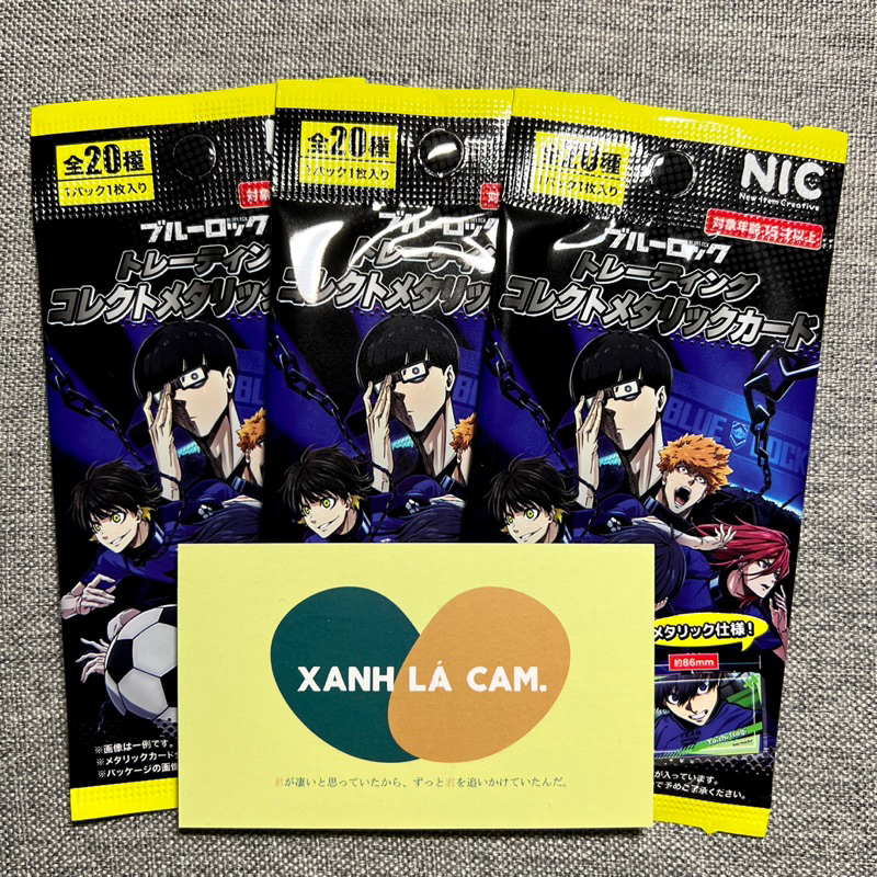 Metalic CARD Blue Lock CARD | Shopee Philippines