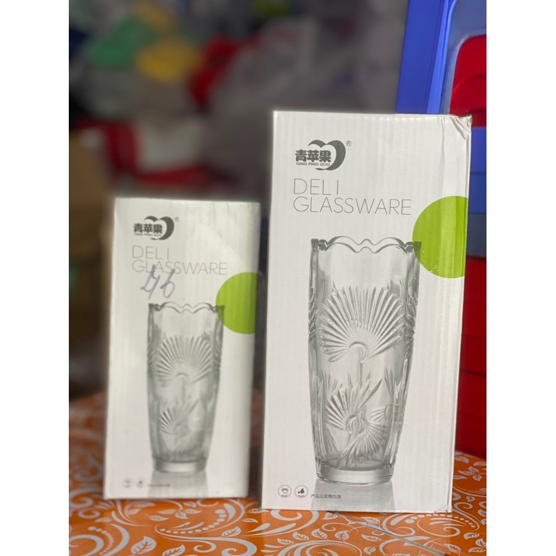 Deli GLASSWARE glass flower bottle Shopee Philippines