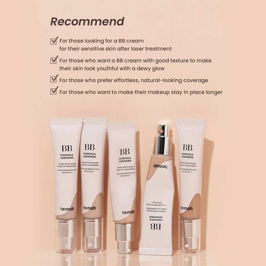 Heimish Moringa Ceramide BB Cream SPF 30 PA++ 30g | Shopee Philippines