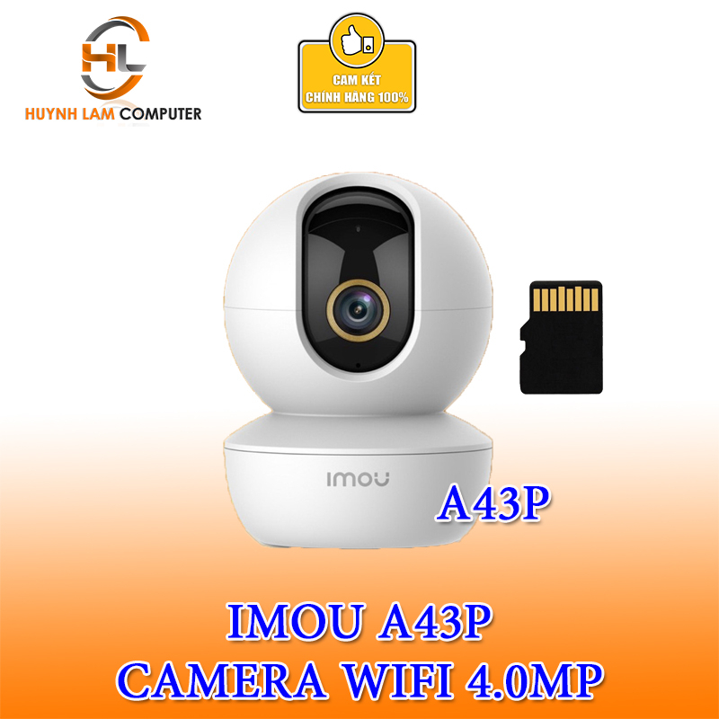 Imou A43 4.0Mp WiFi Camera [With 64GB Memory Card] QHD Standard 2Way Conversation Day And Night