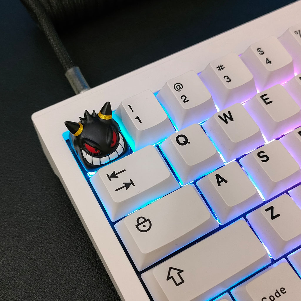 Mechanical keyboard button artisan keycap gengar cosplay Umbreon ...