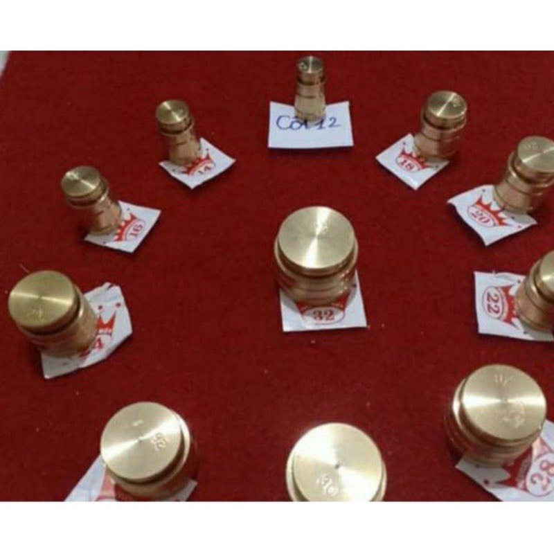Fabric covered button mold set has many sizes, please choose the ...