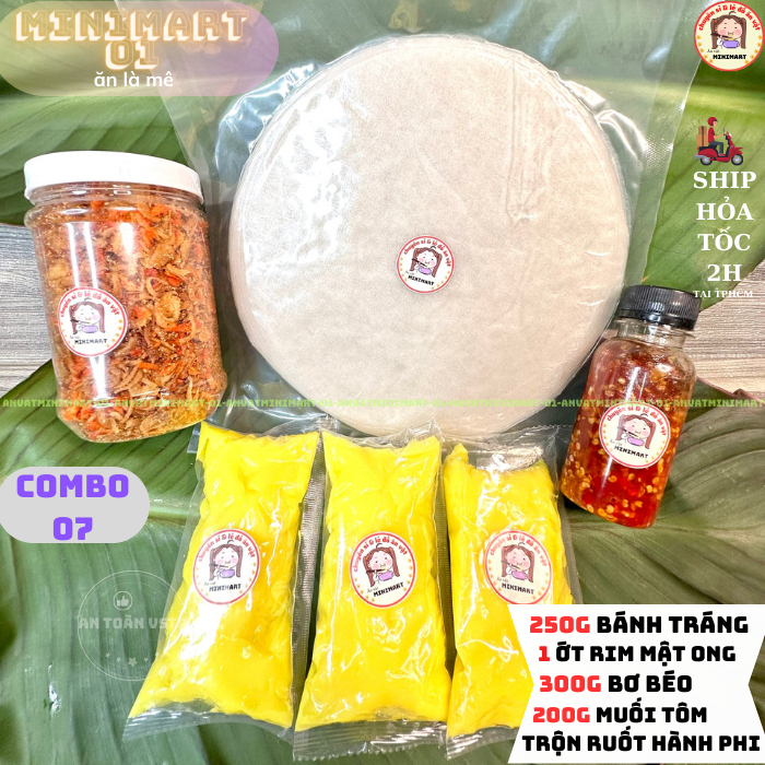 Rice Paper [COMBO Dew-Drying Rice Paper + Salt Shrimp Onion + Chicken ...