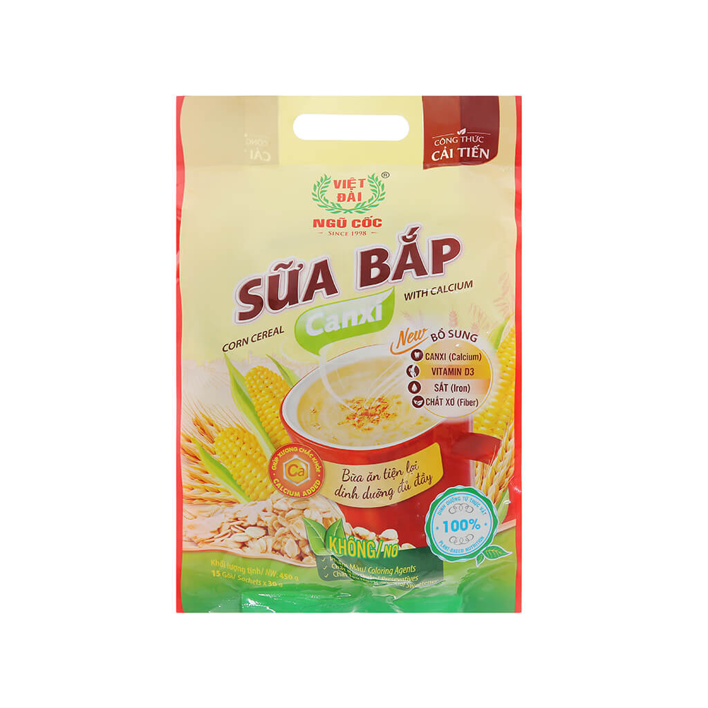 Vietnamese Calcium Corn Milk Cereals Bag 450g Shopee Philippines