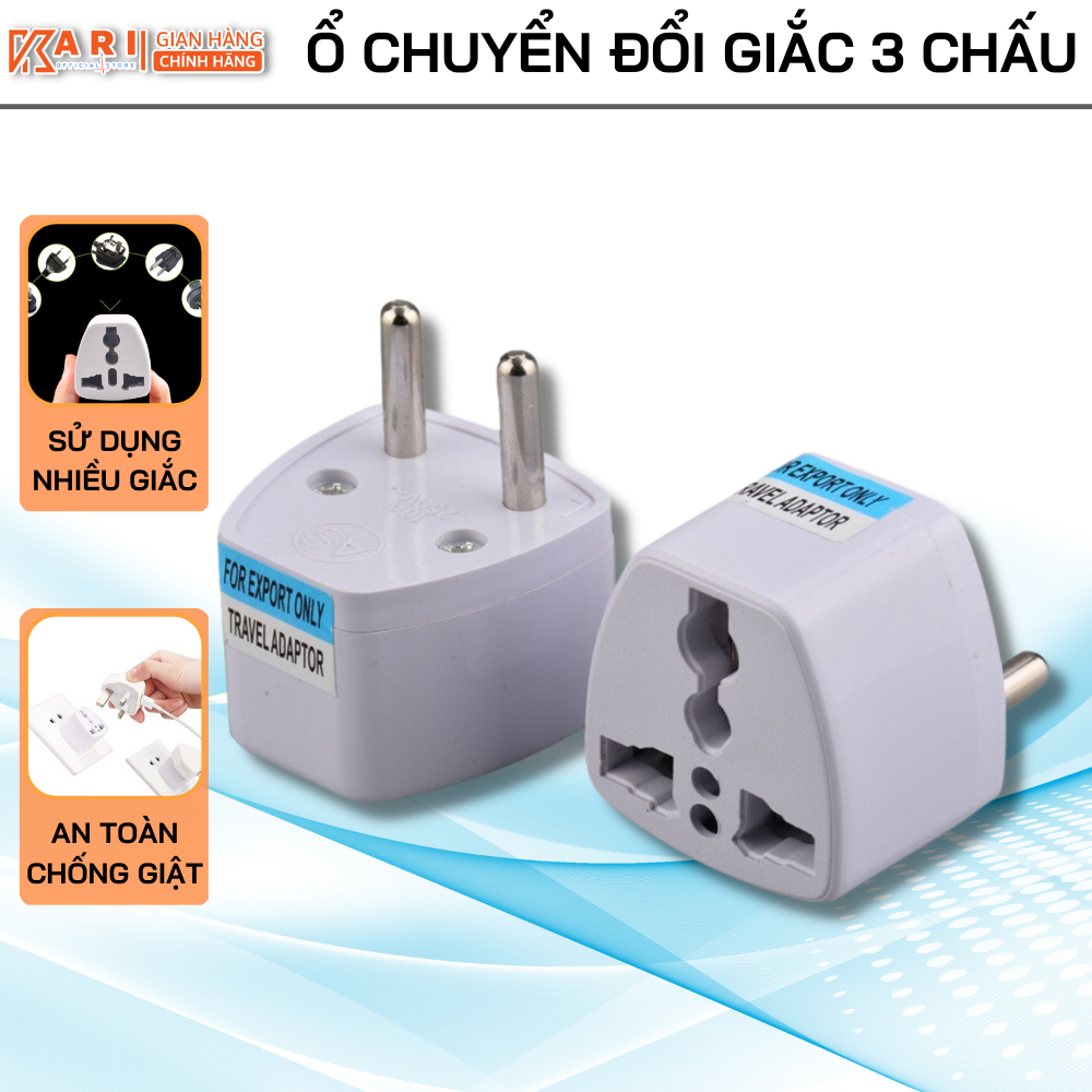 3-pin to 2-pin conversion power outlet, insulated safety conversion ...