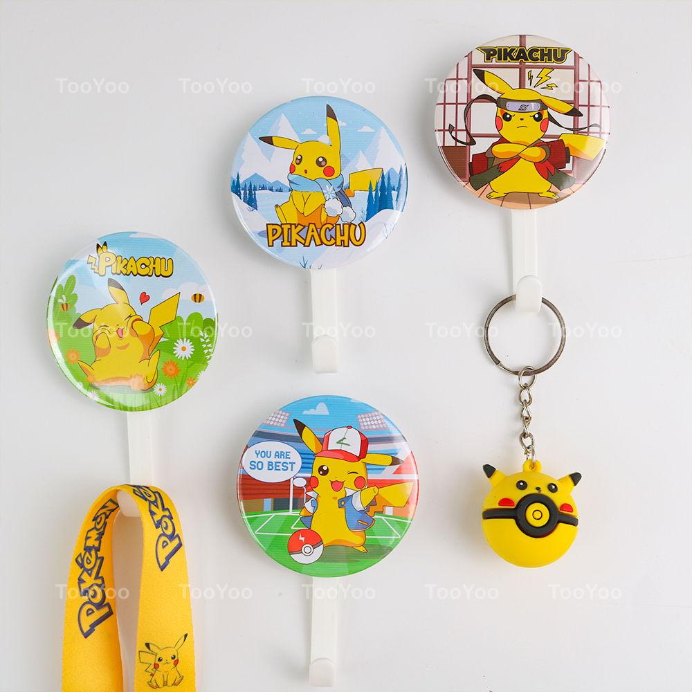 PIKACHU vacuum hook for wall hanging of encaustic tiles and cute glass ...