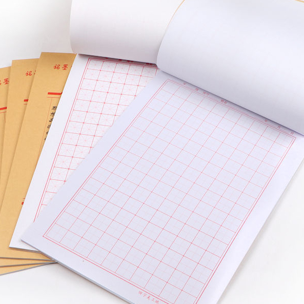 5 Chinese, Japanese, Korean writing practice notebooks (O ME - O DIEN ...
