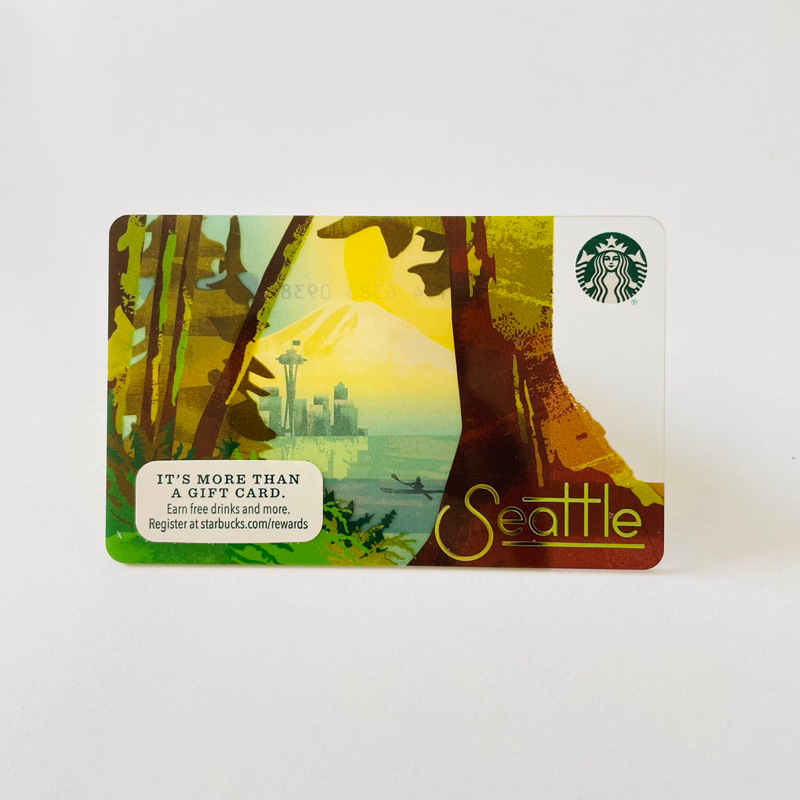0810e-82 SEATTLE PLASTIC CARD, the card has many scratches (used card ...