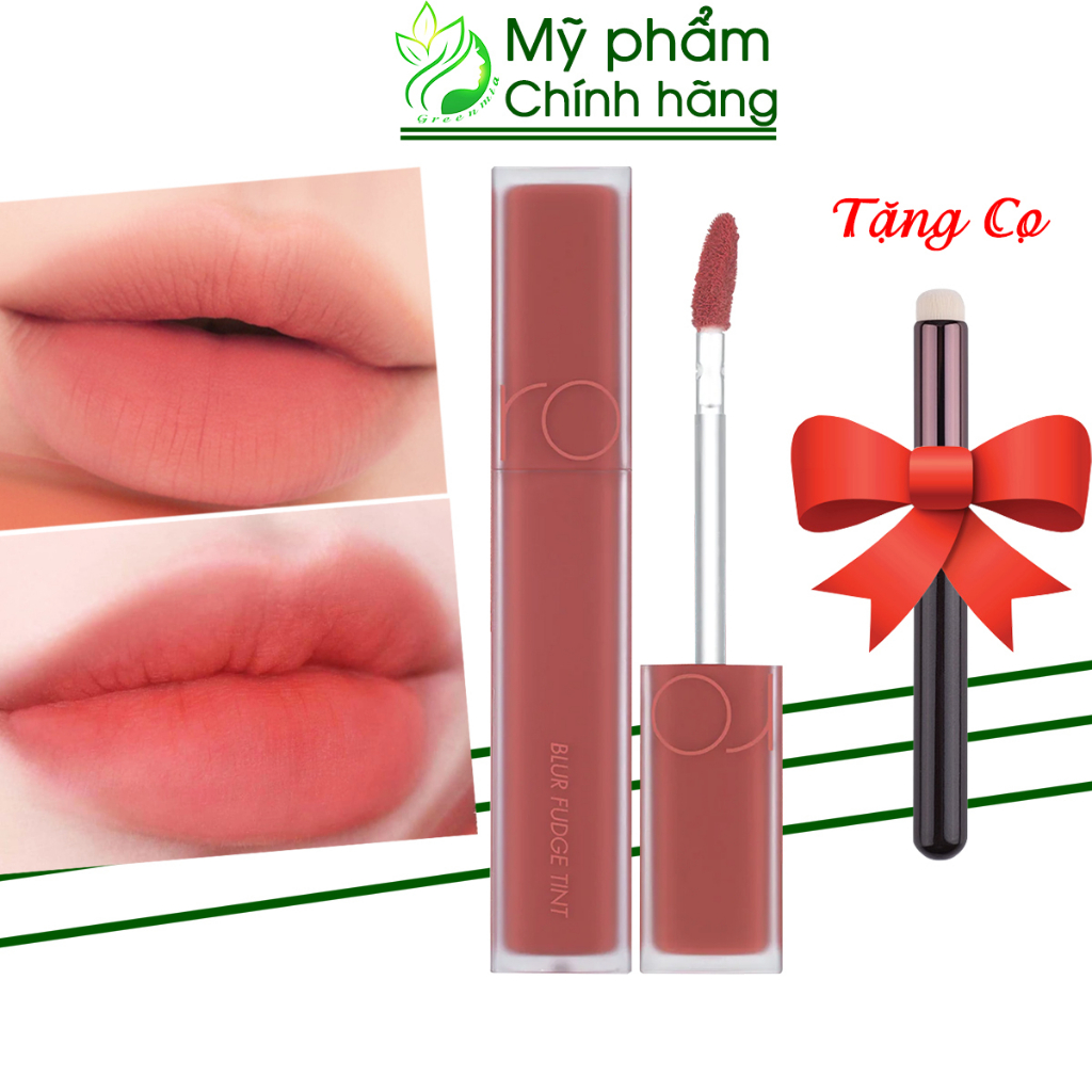 Romand Blur Fudge Tint Square Shell Matte Cream Color 01 Pomeloco Coral ...