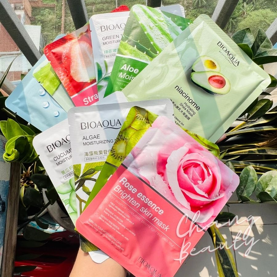 Bioaqua domestic mask, fruit mask gently moisturizes facial skin ...
