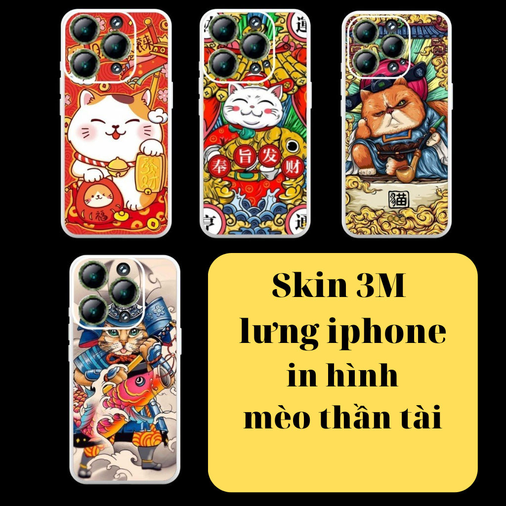 High-quality detailed iphone skin sticker on the back. 3M printed Skin ...