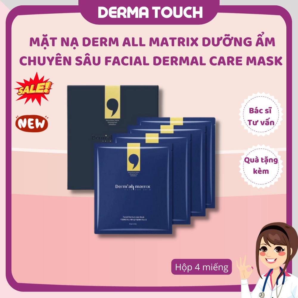 Derm All Matrix Intensive Moisturizing Facial Dermal Care Mask Shopee Philippines
