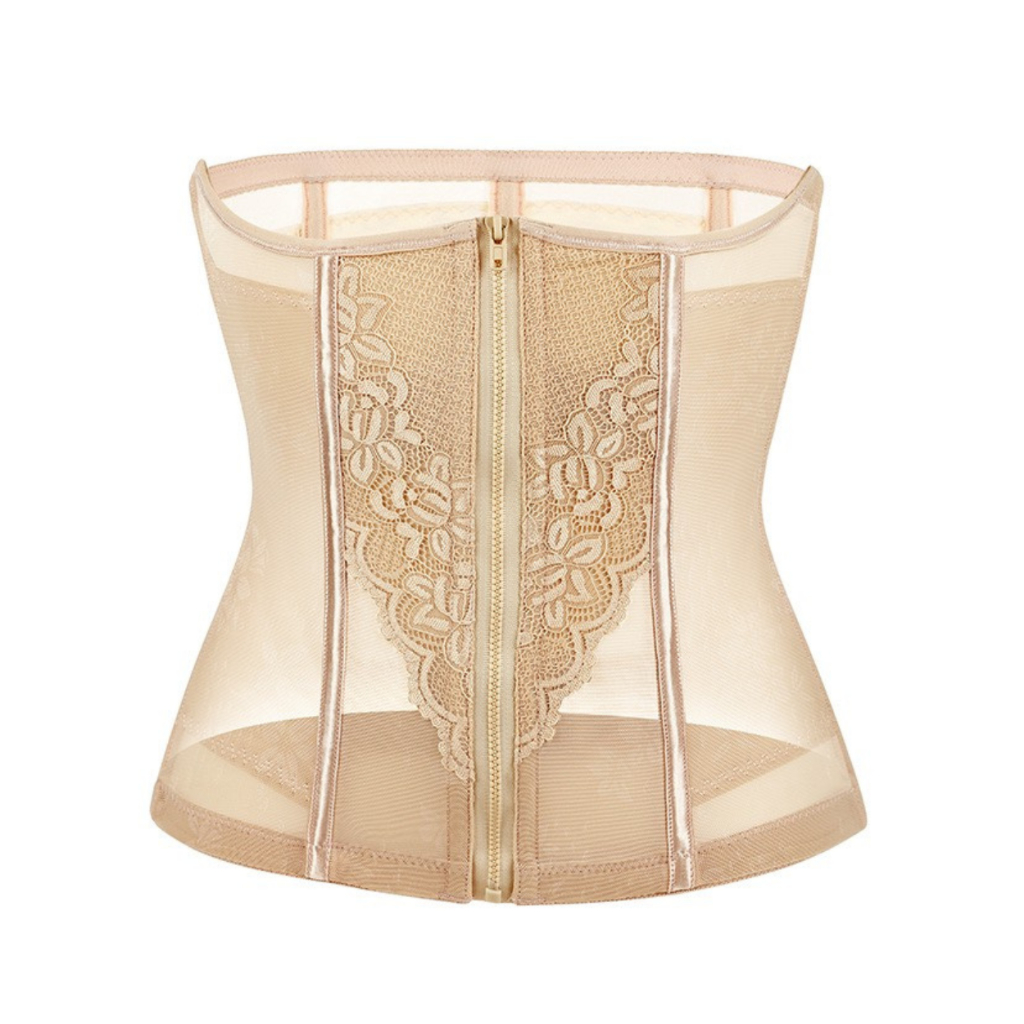 Zipper waist corset, super fast fat reduction, slim and shape the bust ...