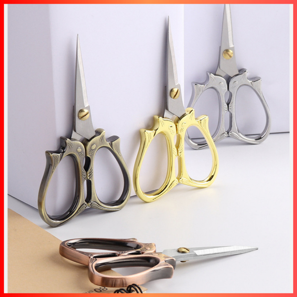 Vintage Super Sharp Stainless Steel Scissors | Shopee Philippines