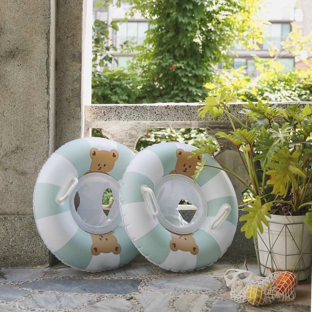 Antiflip Baby Swimming Float Diameter 60cm Safe Sitting Style Design