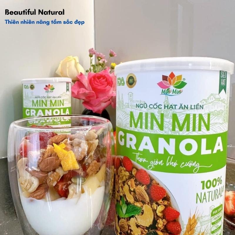 Granola Min Min Min Cereals Whole Grains, 100 Oganic Cereals, 500